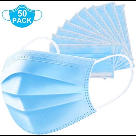 💖MEGA SALE💖Face Masks Disposable 3-ply 50 PCS Protective Surg - Picture 6 of 7